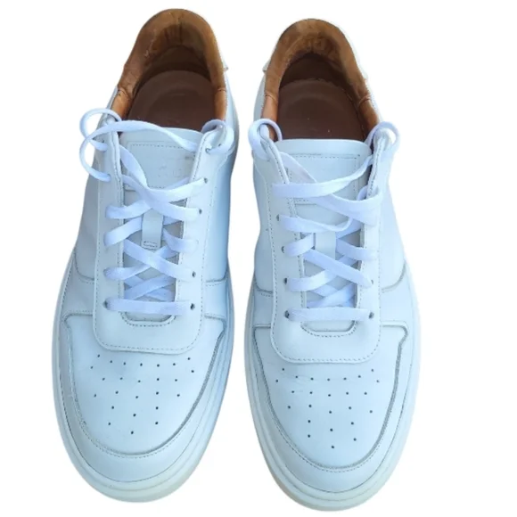 Allen Edmonds Owen White Leather Casual Athletic Sneaker Tennis Shoe Men 11 D - Picture 14 of 14